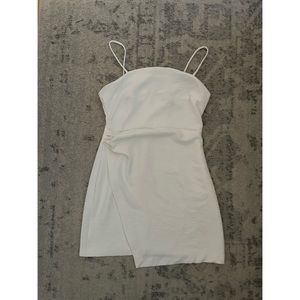 Zara white mini dress size M